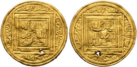al-Maghreb (North Africa). Almohads (al-Muwahhidun). Abu Muhammad 'Abd al-Mu'min, AH 524-558 / AD 1130-1163. 1/2 Dinar (Gold, 20 mm, 2.27 g, 1 h). Wit...
