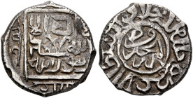 Persia (Post-Mongol). Aq Qoyunlu. 'Ali, AH 839-841 / AD 1435-1438. 1/3 Tanka (Silver, 13 mm, 1.70 g, 12 h), Erzincan. Within a square, ‘lā ilāha illā ...