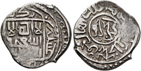 Persia (Post-Mongol). Aq Qoyunlu. Mahmud, AH 850-854 / AD 1446-1450. Akçe (Silver, 15 mm, 1.68 g, 12 h), Erzincan, undated. Within a square, ‘lā ilāha...