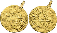 Persia (Post-Mongol). Manghits (Khanate of Bukhara). Muzaffar al-Din, AH 1277-1303 / AD 1860-1886. Tilla (Gold, 28 mm, 4.45 g, 11 h), Bukhara, AH 1294...