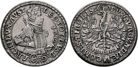 AUSTRIA. Holy Roman Empire. Leopold V, Archduke, 1626-1632. 1/4 Taler 1632 (Silver, 31 mm, 7.00 g, 12 h), Hall. LEOPOLDVS•D:G: - ARCHIDVX•AVST Crowned...