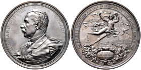 AUSTRIA. Kaisertum Österreich-Ungarn. Franz Josef I, 1848-1916. Medal 1880 (Bronze, 64 mm, 108.77 g, 12 h), on the 30th Anniversary of the Prague Cham...