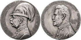 AUSTRIA. Kaisertum Österreich-Ungarn. Franz Josef I, 1848-1916. Medal 1910 (Silver, 45 mm, 39.77 g, 12 h), on the Celebratory Shooting to mark the Emp...