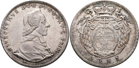 AUSTRIA. Salzburg, Erzbistum. Hieronymus Franz de Paula Josef, Graf Colloredo von Waldsee und Mels, 1772-1803. Taler 1785 (Silver, 42 mm, 27.94 g, 12 ...