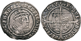 BRITISH, Tudor. Henry VIII, 1509-1547. Groat (Silver, 24 mm, 2.55 g, 5 h), Tower (London) mint, no date (circa 1526-1544). hEnRIC’×VIII’×D’×G’×R’×AGL’...