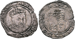 BRITISH, Tudor. Henry VIII, 1509-1547. Groat (Silver, 25 mm, 2.55 g, 6 h), posthumous, Southwark, no date (1547-1548). HENRIC:8:D:G:AGL:FRA:Z:HIB:REX ...