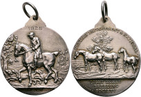 BRITISH, Windsor. George V, 1910-1936. Medal 1925 (Silver, 44 mm, 41.40 g, 12 h), on the Light Horse Breeding Society. By F. Hyams, Birmingham. 1925 H...