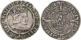 BRITISH, Scotland. James V, 1513-1542. Groat (Silver, 25 mm, 2.71 g, 12 h), Edinburgh, no date (1526-1539). ✠IACOBVS✱5✱DEI✱GRA✱REX✱SCOTOR Crowned and ...