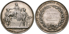 BRITISH, Scotland. Prize Medal 1930 (Silver, 44 mm, 42.40 g, 12 h), Highland and Agricultural Society of Scotland. By A. Kirkwood & Sons. SEMPER ARMIS...