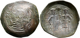 BULGARIA. Second Empire. Ivan Asen II, 1218–1241. Trachy (Bronze, 27 mm, 2.82 g, 6 h). Nimbate bust of Christ facing, raising his right hand in benedi...