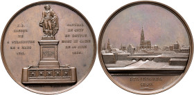 FRANCE, Royal (Restored). Louis Philippe, 1830-1848. Medal 1840 (Bronze, 59 mm, 90.81 g, 12 h), on the General Jean-Baptiste Kléber. By C. F Emmerich ...