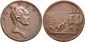 FRANCE, Second Empire. Napoléon III, 1852-1870. Medal (Bronze, 32 mm, 14.65 g, 12 h), on Pompeius Magnus (106-48 BC). By J. Dassier, Paris, no date (c...