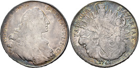GERMANY. Bayern. Maximilian III Joseph, 1745-1777. Taler 1761 (Silver, 41 mm, 27.88 g, 12 h), München (Munich). D•G•MAX•IOS•U•B• - D•S•R•I•A•& EL•L•L•...