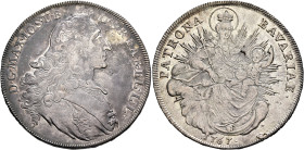 GERMANY. Bayern. Maximilian III Joseph, 1745-1777. Taler 1768 (Silver, 41 mm, 28.11 g, 12 h), München (Munich). D•G•MAX•IOS•U•B• - D•S•R•I•A•& EL•L•L•...