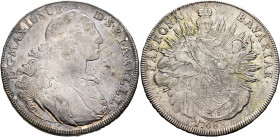 GERMANY. Bayern. Maximilian III Joseph, 1745-1777. Taler 1768 (Silver, 41 mm, 27.82 g, 12 h), München (Munich). D•G•MAX•IOS•U•B• - D•S•R•I•A•& EL•L•L•...