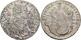 GERMANY. Bayern. Maximilian III Joseph, 1745-1777. Taler 1775 (Silver, 41 mm, 28.00 g, 12 h), München (Munich). D•G•MAX•IOS•U•B• - D•S•R•I•A•& EL•L•L•...