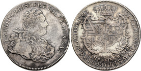 GERMANY. Sachsen, Kurfürstentum. Friedrich Christian, 1763. Taler 1763 (Silver, 42 mm, 27.77 g, 12 h), Leipzig EDC (mint master E. D. Croll). D:G:FRID...
