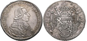 GERMANY. Würzburg (Bistum). Franz Ludwig von Erthal, 1779-1795. Konventionstaler (Silver, 42 mm, 27.98 g, 12 h), 1784. FRANC•LUDOV•D•G•EP•BAMB•ET•WIRG...