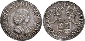 ITALY. Milano (Duchi). Gian Galeazzo Sforza, 1476-1494. Testone (Silver, 30 mm, 9.37 g, 5 h), with Ludovico Maria Sforza, 1480-1494. (Mitered head) IO...