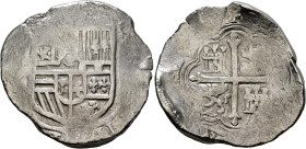 MEXICO, Colonial. Felipe IV, king of Spain, 1621-1665. Cob 8 Reales (Silver, 40 mm, 23.34 g, 10 h), Ciudad de México (Mexico City), 1621-1634. [PHILIP...