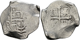 MEXICO, Colonial. Felipe IV, king of Spain, 1621-1665. Cob 8 Reales (Silver, 41 mm, 26.84 g, 3 h), Ciudad de México (Mexico City), 1621-1634. [PHILIPP...