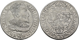 POLAND, Monarchs. Zygmunt III Waza, 1587-1632. 6 Groszy 1596 (Silver, 28 mm, 4.79 g, 12 h), Marienburg (Malbork). •SIGISMVN•III•D•G - REX•POL•M•D•L: C...