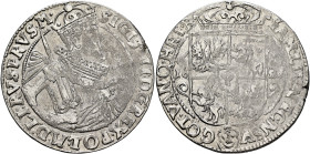 POLAND, Monarchs. Zygmunt III Waza, 1587-1632. Ort 162[ ] (Silver, 29 mm, 6.76 g, 6 h), Bydgoszcz. SIGIS•III•D:G•REX•POL•M:D:LI:RVS•PR•M Crowned and c...