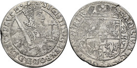 POLAND, Monarchs. Zygmunt III Waza, 1587-1632. Ort 1622 (Silver, 30 mm, 6.41 g, 9 h), Bydgoszcz. SIGIS:III:D.G:REX•POL•M•D:LI•RVS:PRV:M Crowned and cu...