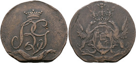 POLAND. Sadogora, Peter Nikolaus Baron of Gartenberg-Sadogurski, 1768-1786. Jeton (Silver, 35 mm, 15.09 g, 12 h), no date (circa 1772). Crowned monogr...