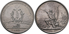 SWITZERLAND. Schützentaler (Shooting Talers). 5 Franken 1874 (Silver, 37 mm, 24.98 g, 6 h), on the Confederate Shooting Festival in St. Gallen. EIDGEN...