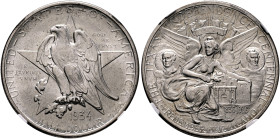 UNITED STATES. 1776-pres. Half Dollar 1934 (Silver, 30 mm, 12.50 g, 6 h), Texas Independence Centennial, Philadelphia. UNITED-STATES-OF-AMERICA / ✱✱✱H...