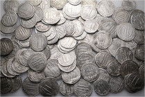 A lot containing 102 silver coins. All: Islamic. Dirhams. Very fine to extremely fine. LOT SOLD AS IS, NO RETURNS. 102 coins in lot.


From a Europ...