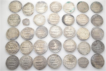 A lot containing 35 silver coins. All: Abbasid. Dirhams. Fine to good very fine. LOT SOLD AS IS, NO RETURNS. 35 coins in lot.


From a Swiss collec...
