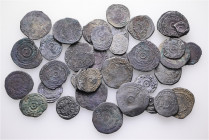 A lot containing 35 silver coins. All: Fatimids. Half Dirhams. Fine to very fine. LOT SOLD AS IS, NO RETURNS. 35 coins in lot.


From a European co...