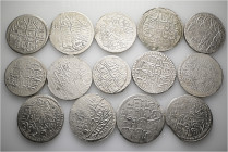 A lot containing 14 silver coins. All: Ottoman Empire. Very fine to extremely fine. Total weight: 279 g. LOT SOLD AS IS, NO RETURNS. 14 coins in lot....
