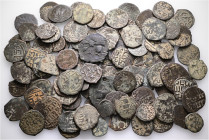 A lot containing 108 bronze coins. All: Islamic. Fulus. Fine to very fine. LOT SOLD AS IS, NO RETURNS. 108 coins in lot.


From a European collecti...