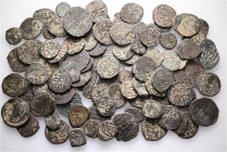 A lot containing 96 bronze coins. All: Islamic. Fulus. Fine to very fine. LOT SOLD AS IS, NO RETURNS. 96 coins in lot.


From a European collection...