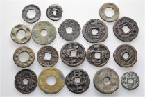 A lot containing 18 bronze coins. All: Chach and China. Fine to very fine. LOT SOLD AS IS, NO RETURNS. 18 coins in lot.


From the collection of Dr...