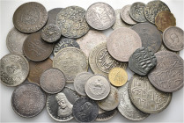 A lot containing 36 silver, copper nickel and bronze coins, All: World. Fine to good very fine. LOT SOLD AS IS, NO RETURNS. 36 coins in lot.


From...