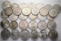 A lot containing 31 silver coins. All: World. Fine to FDC. Total weight: 402 g. LOT SOLD AS IS, NO RETURNS. 31 coins in lot.


From the collection ...