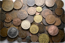 A lot containing 122 bronze and copper nickel coins. All: World. Fair to good extremely fine. LOT SOLD AS IS, NO RETURNS. 122 coins in lot.


From ...