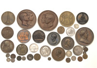 A lot containing 37 silver and bronze coins and medals. All: World. Fine to good extremely fine. LOT SOLD AS IS, NO RETURNS. 37 coins in lot.


Fro...