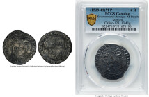 Charles & Johanna (1504-1555) "Golden Fleece" Early Series 4 Reales ND (1538-1541) M-P XF Details (Environmental Damage) PCGS, Mexico City mint, cf. C...