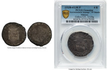 Charles & Johanna (1504-1555) "Golden Fleece" Early Series 4 Reales ND (1538-1541) M-P VF Details (Environmental Damage) PCGS, Mexico City mint, cf. C...