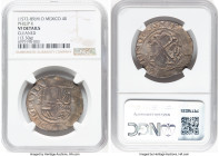 Philip II Cob 4 Reales ND (1572-1589) Mo-O VF Details (Cleaned) NGC, Mexico City mint, Cal-505. 13.30gm. Maintaining impressive relief that is incongr...
