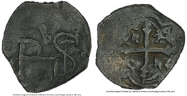 Philip IV Cob 1/2 Real ND (1622-1667)-Mo XF Details (Environmental Damage) PCGS, Mexico City mint, KM21, Cal-Type 169. 1.58gm. HID09801242017 © 2025 H...