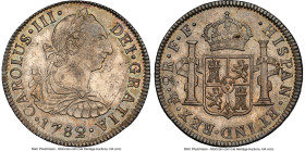 Charles III 2 Reales 1782 Mo-FF UNC Details (Obverse Scratched) NGC, Mexico City mint, KM88.2, Cal-672. HID09801242017 © 2025 Heritage Auctions | All ...