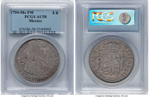 Charles IV 8 Reales 1794 Mo-FM AU58 PCGS, Mexico City mint, KM109, Cal-960. HID09801242017 © 2025 Heritage Auctions | All Rights Reserved www.HA.com/T...