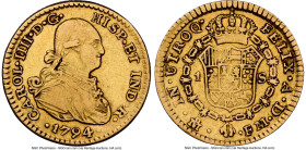 Charles IV gold Escudo 1794 Mo-FM XF Details (Cleaned) NGC, Mexico City mint, KM120, Cal-1125. HID09801242017 © 2025 Heritage Auctions | All Rights Re...