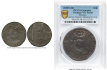 War of Independence. Insurgent "Supreme Junta & Morelos" Countermarked 8 Reales ND (1810-1821) VG Details (Damage) PCGS, Cf. KM285.3 (Countermark comb...